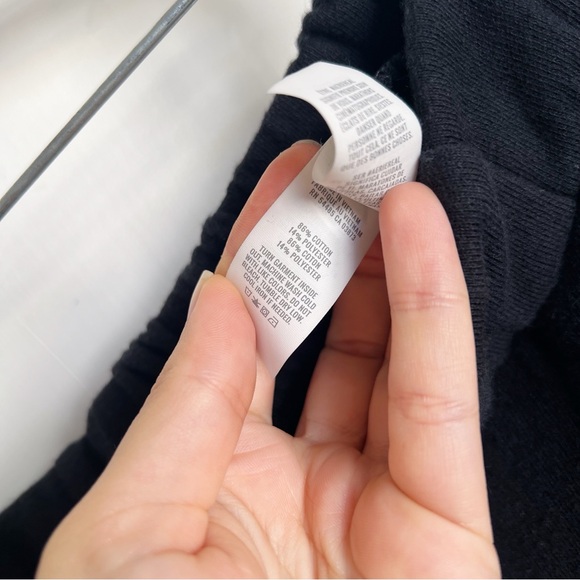 Aerie • Cozy New Heights Fleece Trouser black wide leg sweat pants - Picture 6 of 10